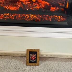 Gold Framed Coat of Arms Art